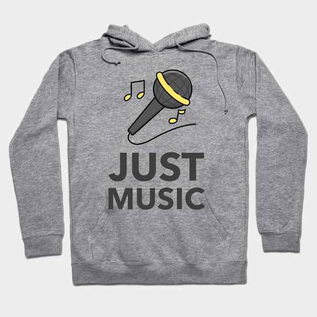 Just Music Hoodie by Jitesh Kundra